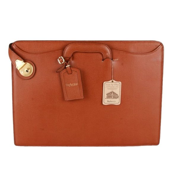 Authentic Burberry mens soft briefcase business bag - Picture 1 of 10